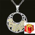 Attractive Ethnic Design Moon Shape Luminous Jewelry Necklace Gifts